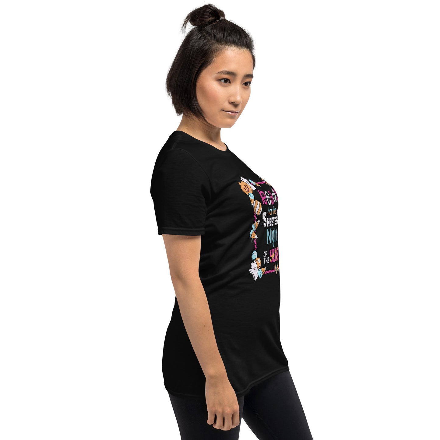 Sweetest Night Delights Tee: Halloween Candy Galore