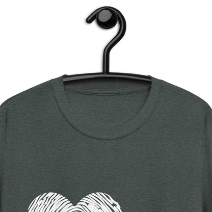 Customizable unisex T-shirt Finger Print