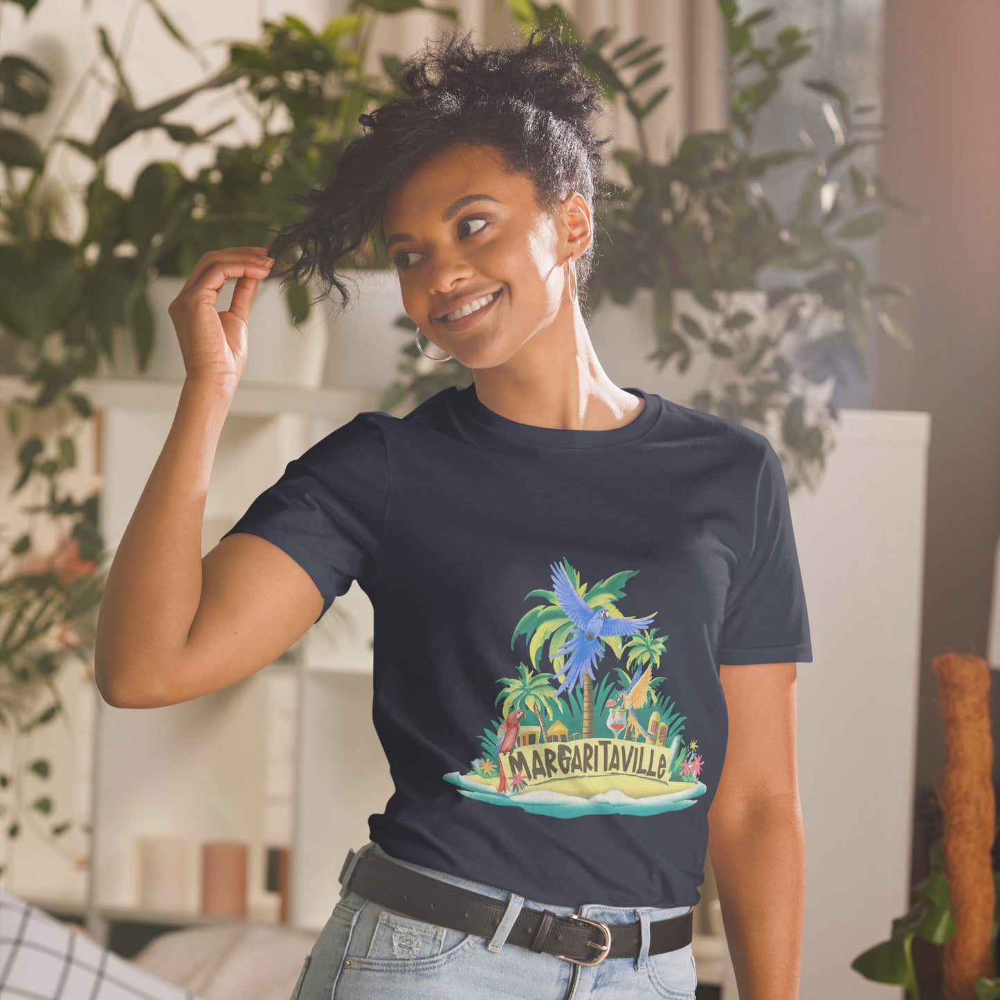 Welcome to Margaritaville Tee: Island Paradise Homage