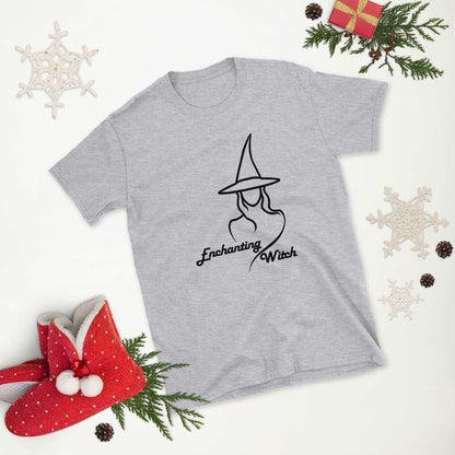 Enchanting Witch Tee: Minimalist Magic