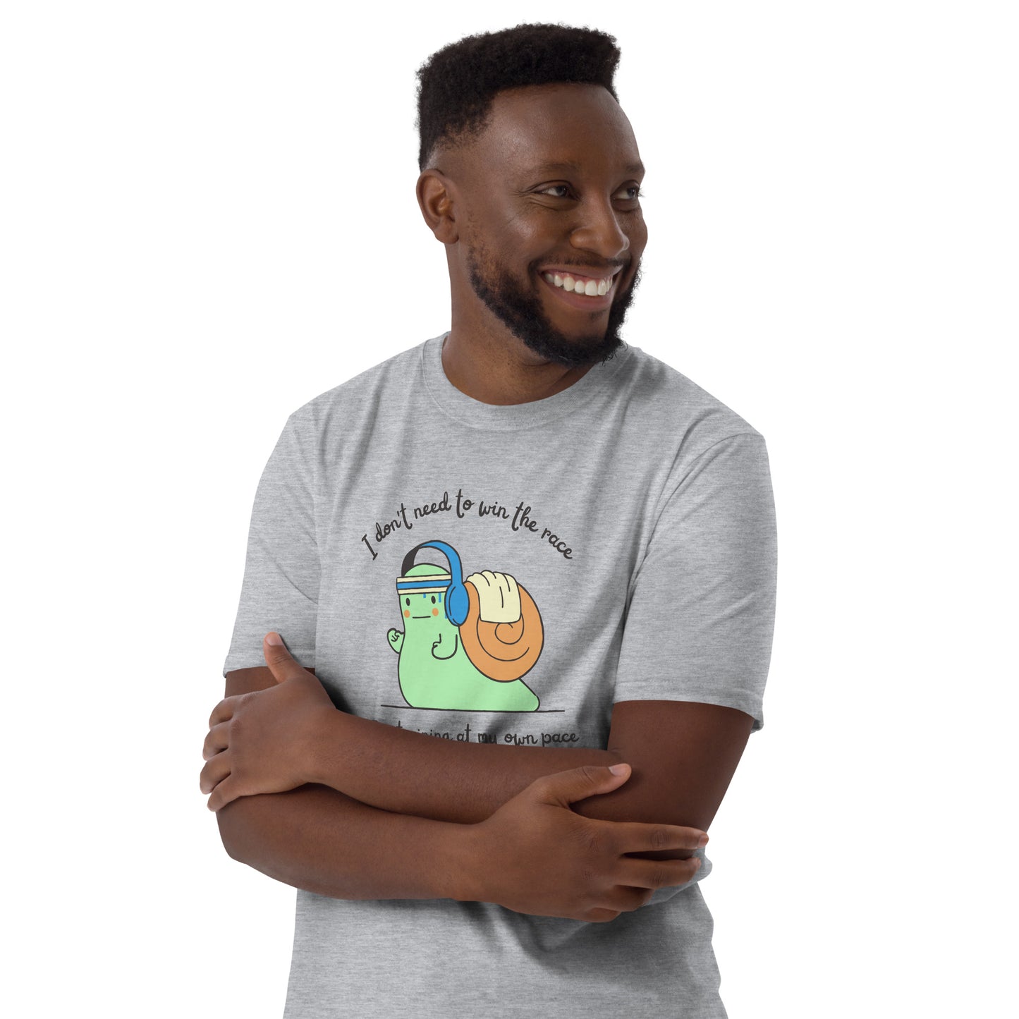 Sweat It Out Snail Tee: Training at My Own Pace