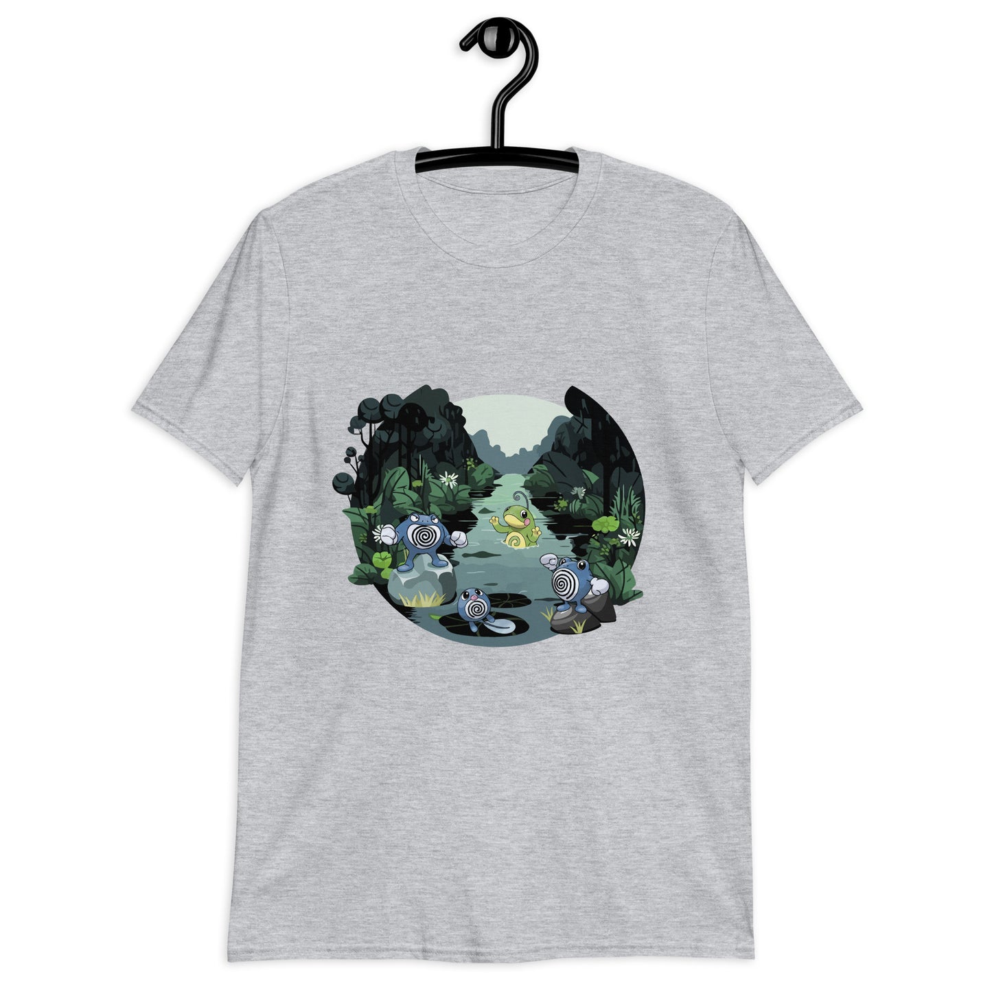 Unisex Pokemon T-shirt Poliwhirl, Poliwrath and Politoed