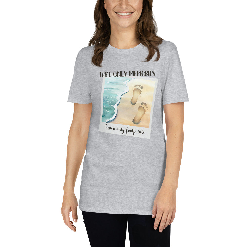 Footprints of Time: Memories in Every Step Tee