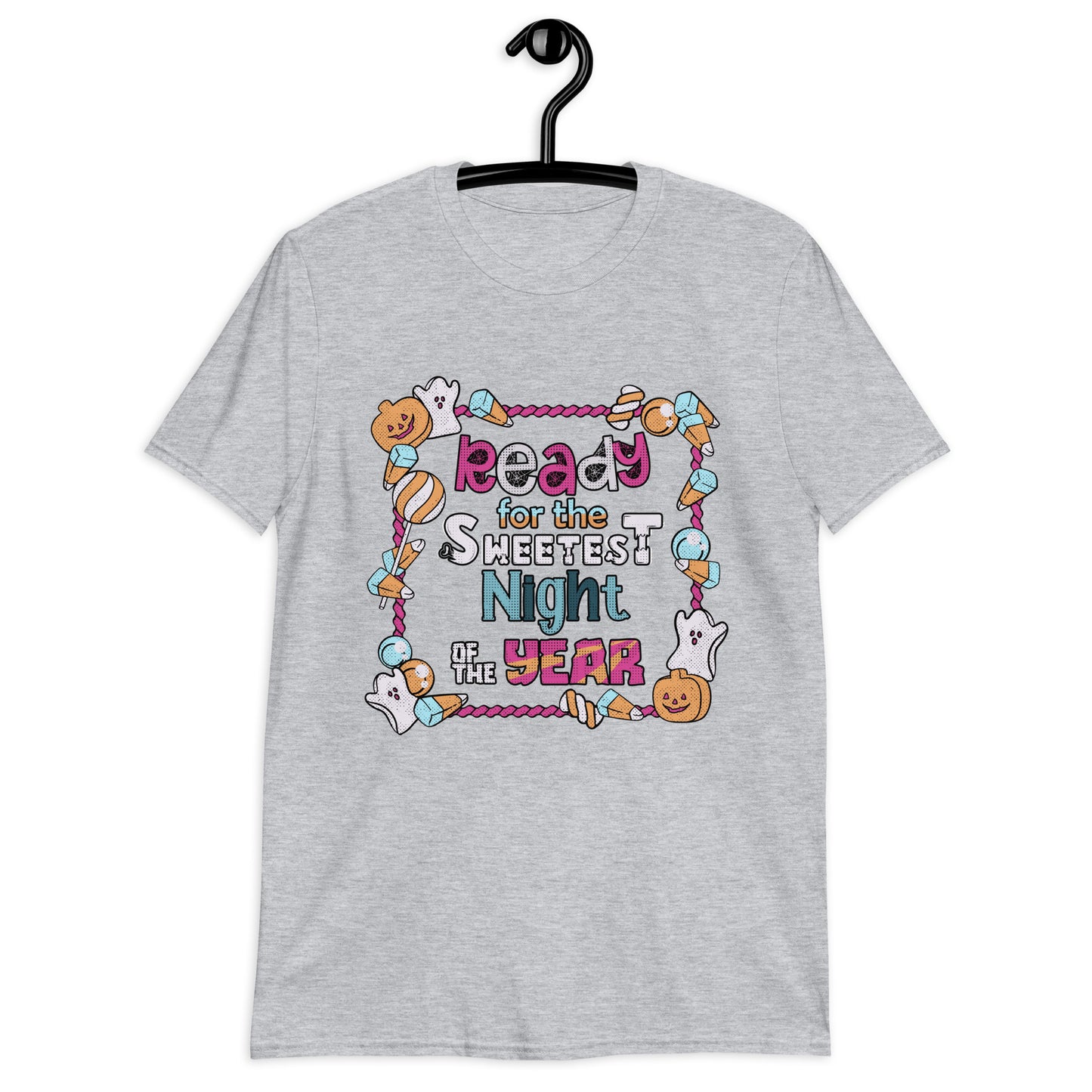 Sweetest Night Delights Tee: Halloween Candy Galore