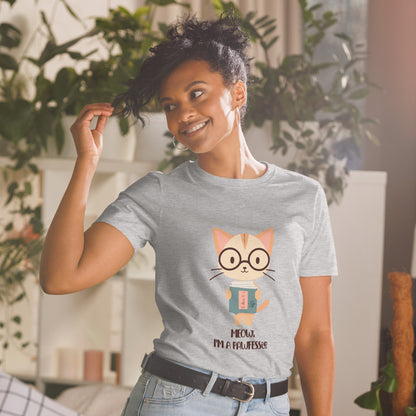 Pawfessor Cat Tee: Where Wisdom Meets Whiskers