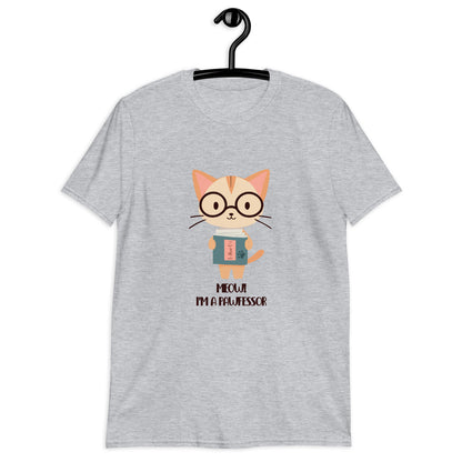 Pawfessor Cat Tee: Where Wisdom Meets Whiskers