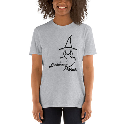 Enchanting Witch Tee: Minimalist Magic