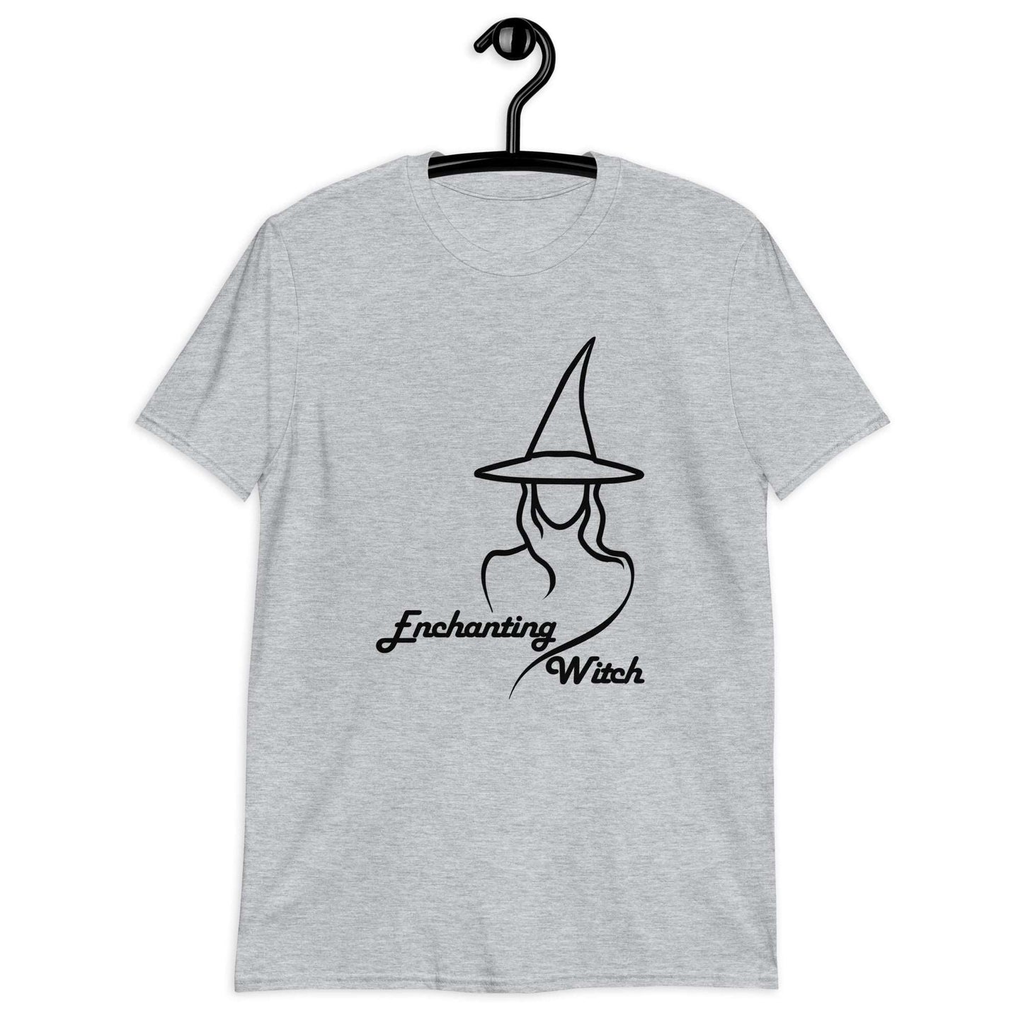 Enchanting Witch Tee: Minimalist Magic