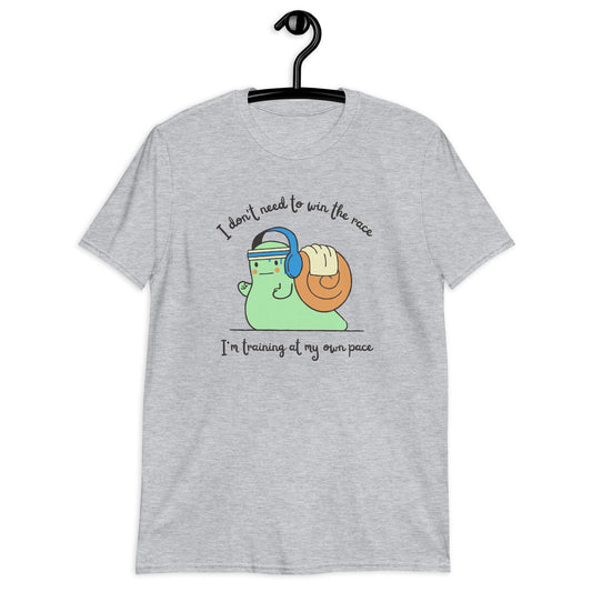 Sweat It Out Snail Tee: Training at My Own Pace