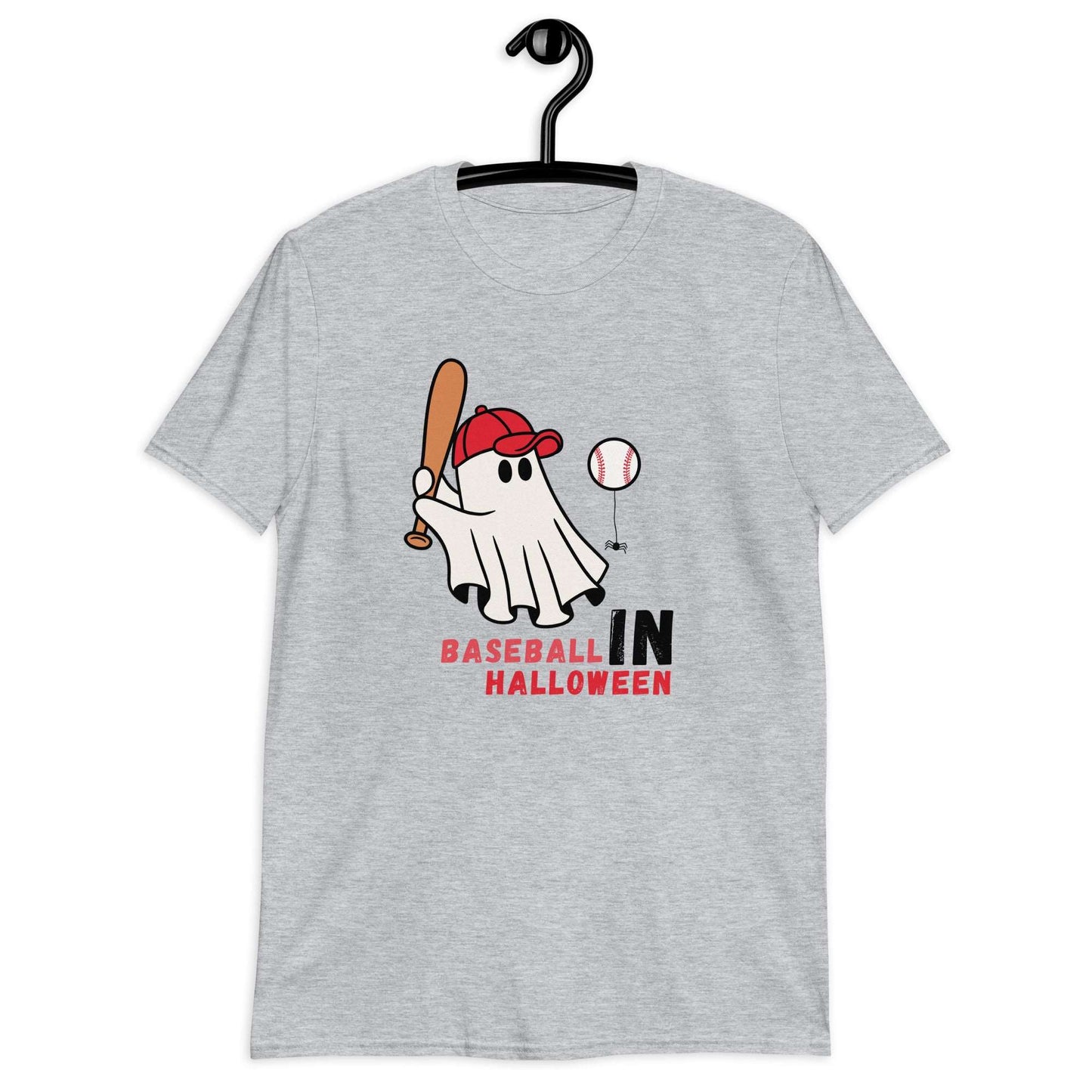 Baseball in Halloween Tee: Ghostly Grand Slam