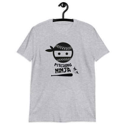 The Pitching Ninja Baseball T Shirt