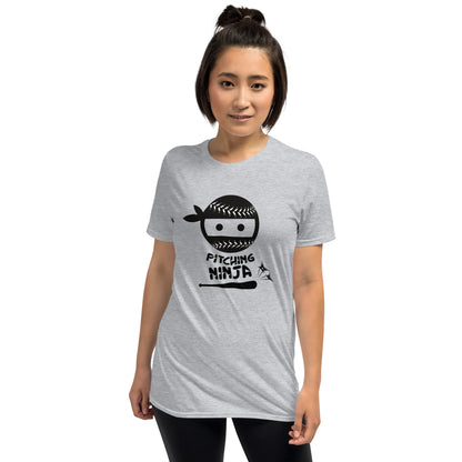 The Pitching Ninja Baseball T Shirt