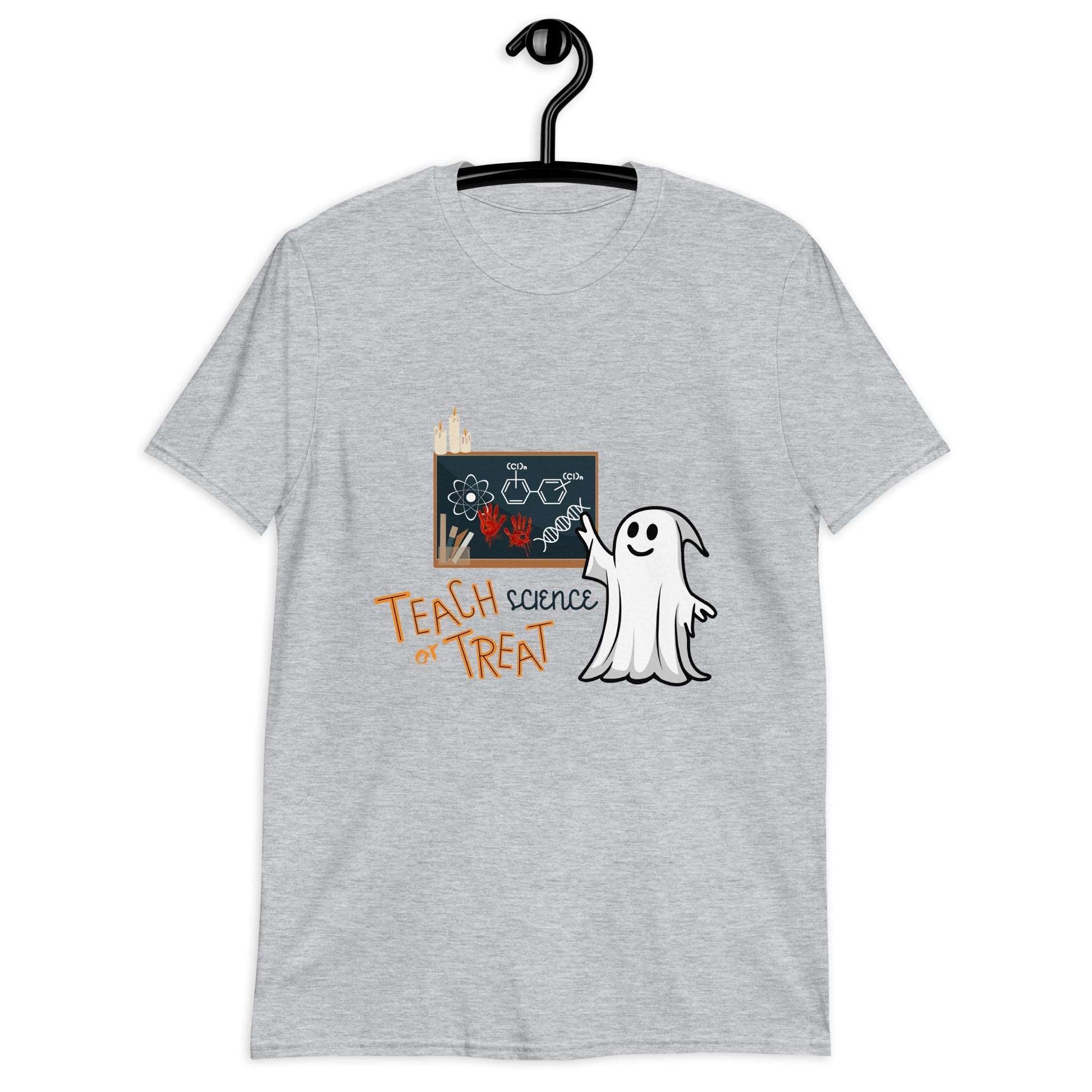 Teach (Science) or Treat, Scientific Ghost T Shirt