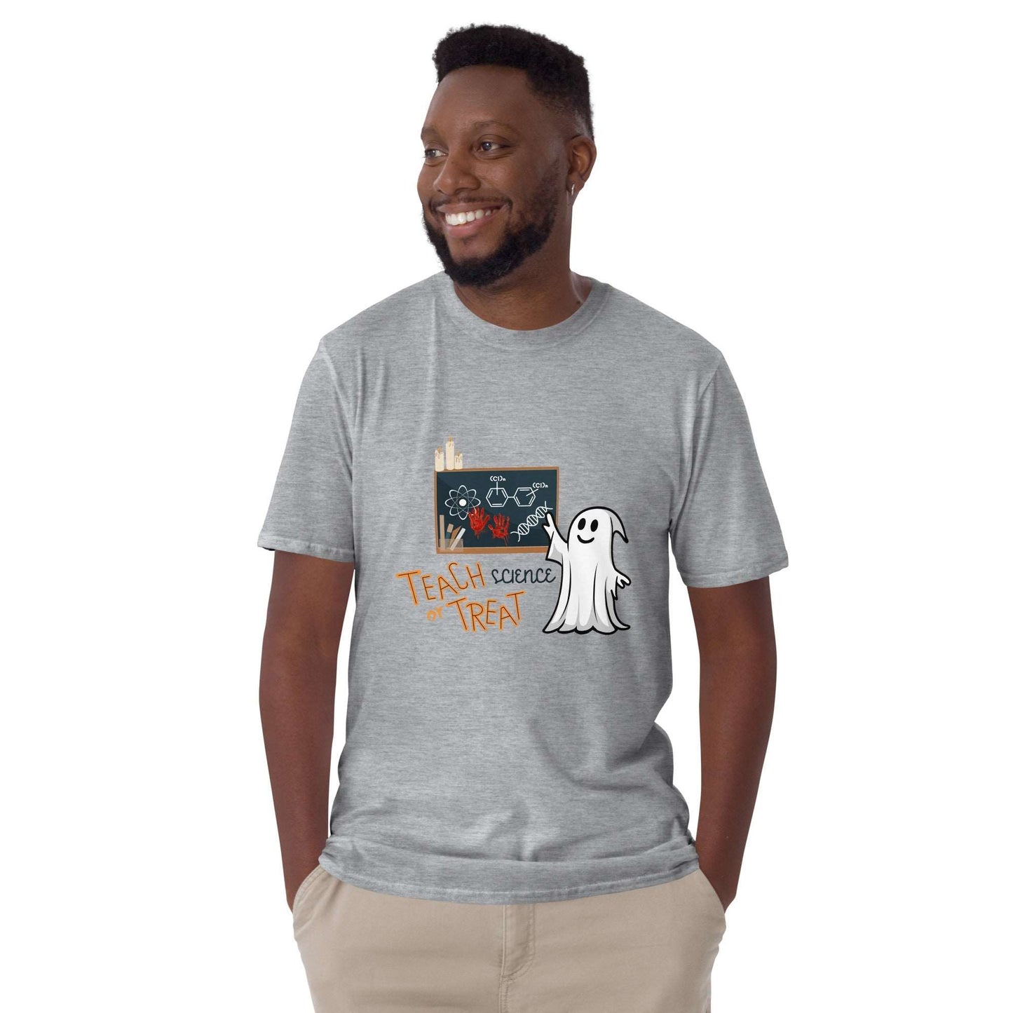 Teach (Science) or Treat, Scientific Ghost T Shirt