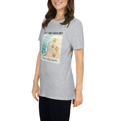 Footprints of Time: Memories in Every Step Tee