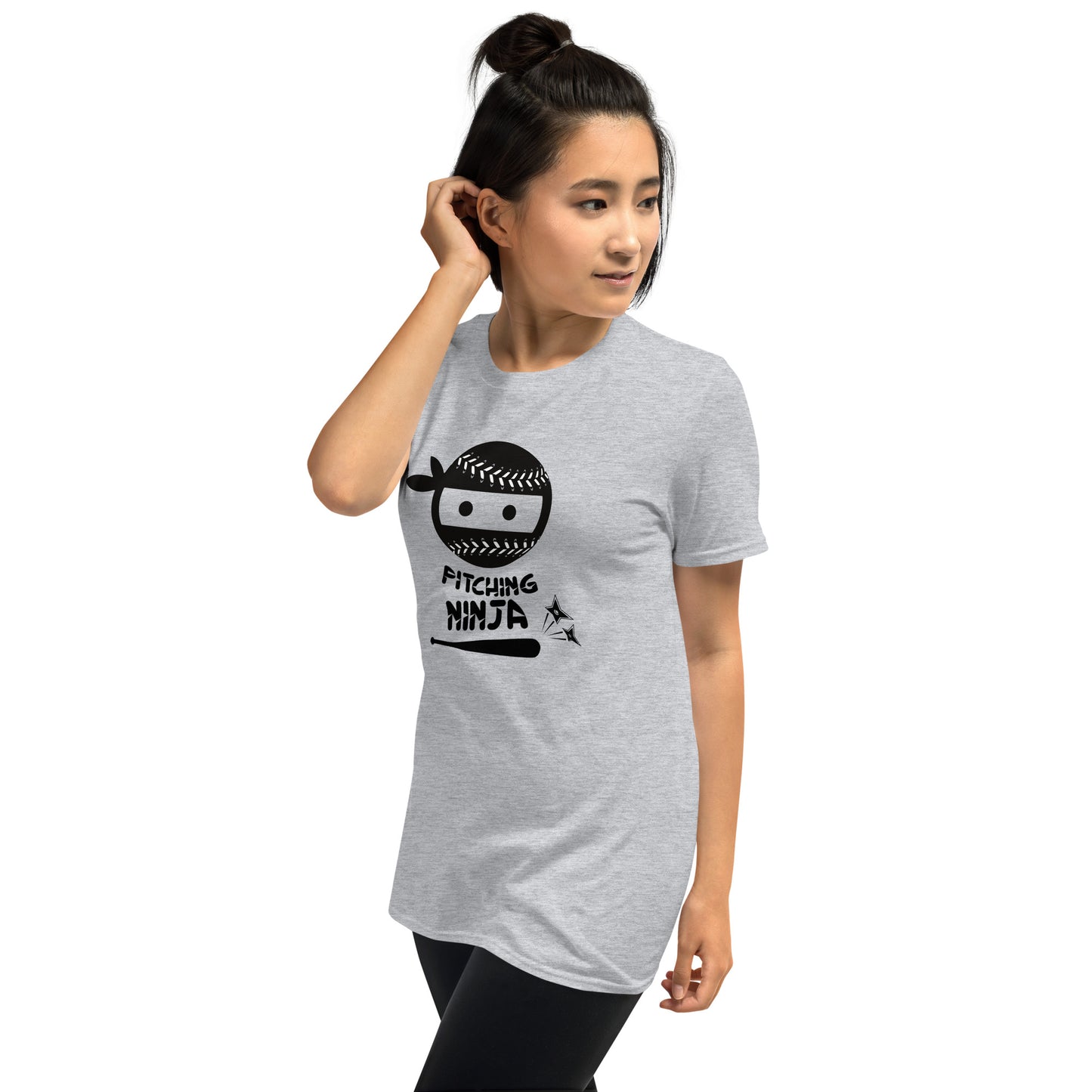 The Pitching Ninja Baseball T Shirt