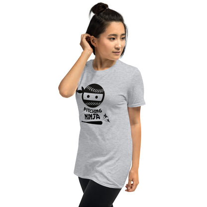 The Pitching Ninja Baseball T Shirt