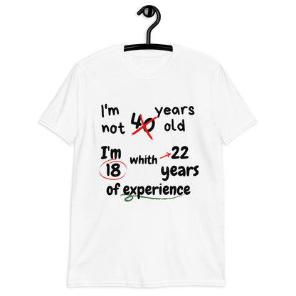 Short-Sleeve Unisex T-Shirt for Birthdays