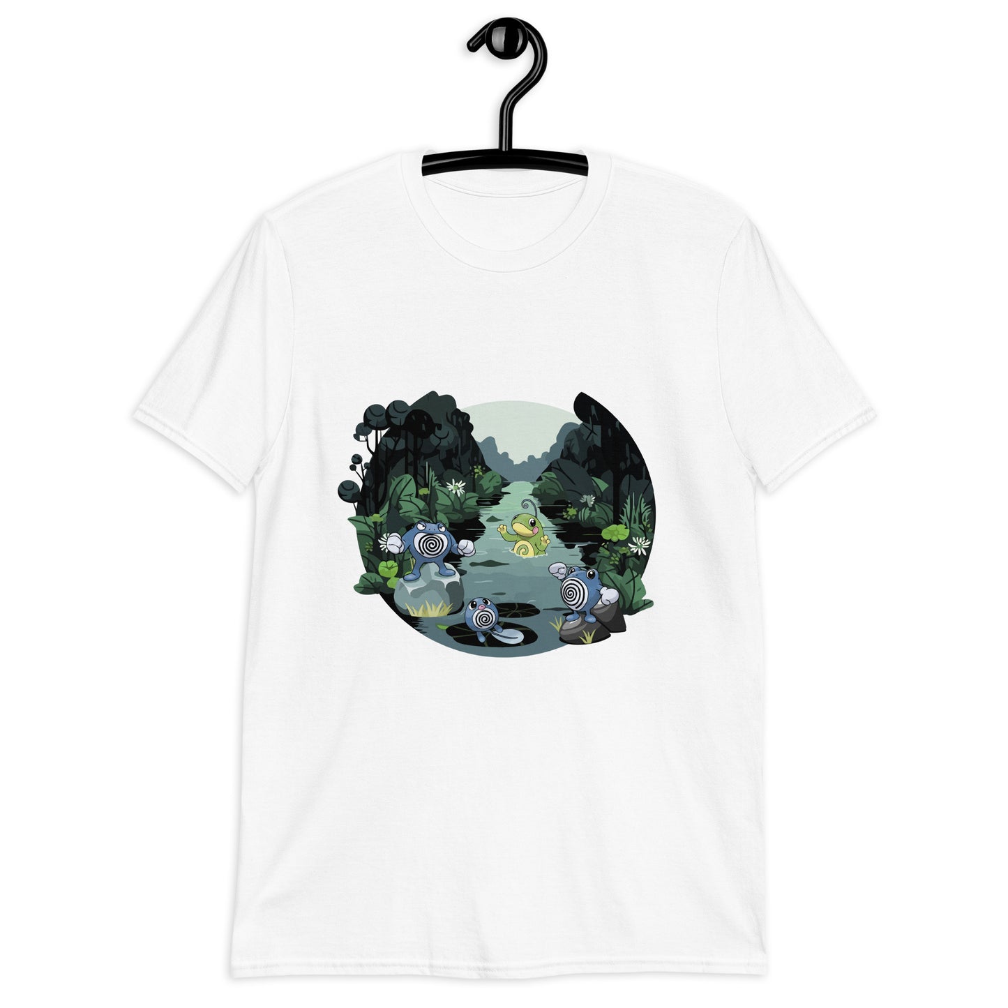 Unisex Pokemon T-shirt Poliwhirl, Poliwrath and Politoed