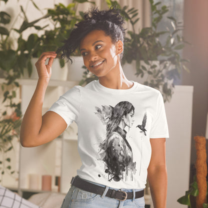 Short-Sleeve Unisex T-Shirt Crow girl