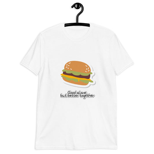 Camiseta unisex de manga corta Hamburguesa