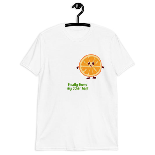 Camiseta de manga corta unisex Naranja1/2