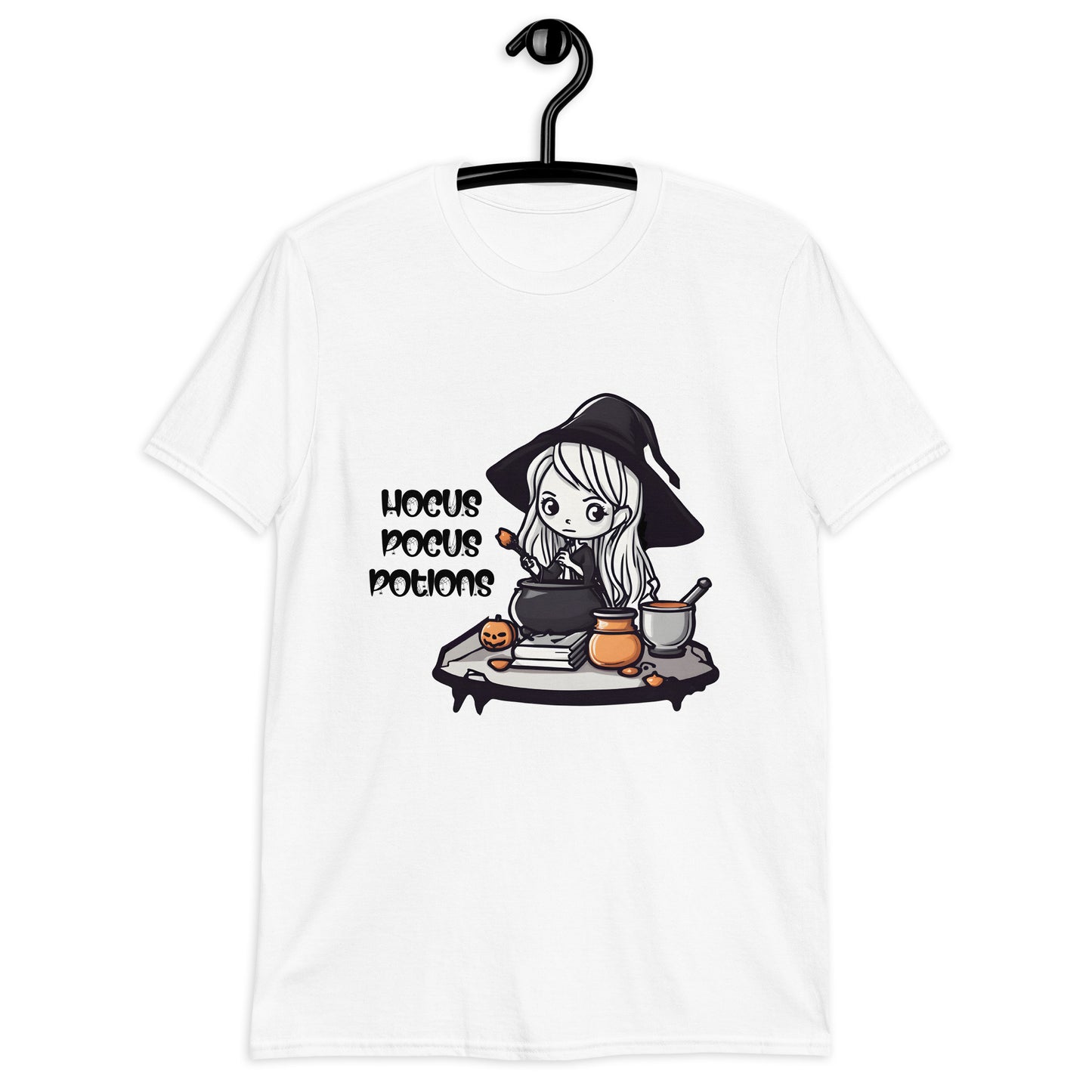 Hocus Pocus Potions Tee with Witch Illustration