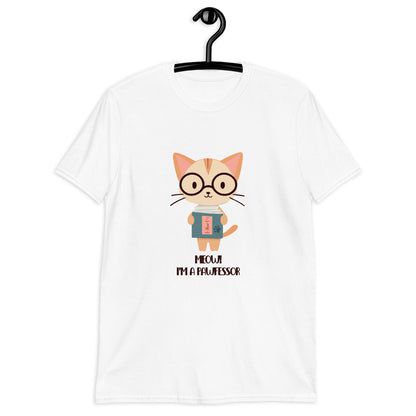 Pawfessor Cat Tee: Where Wisdom Meets Whiskers