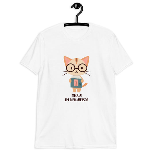 Pawfessor Cat Tee: Where Wisdom Meets Whiskers