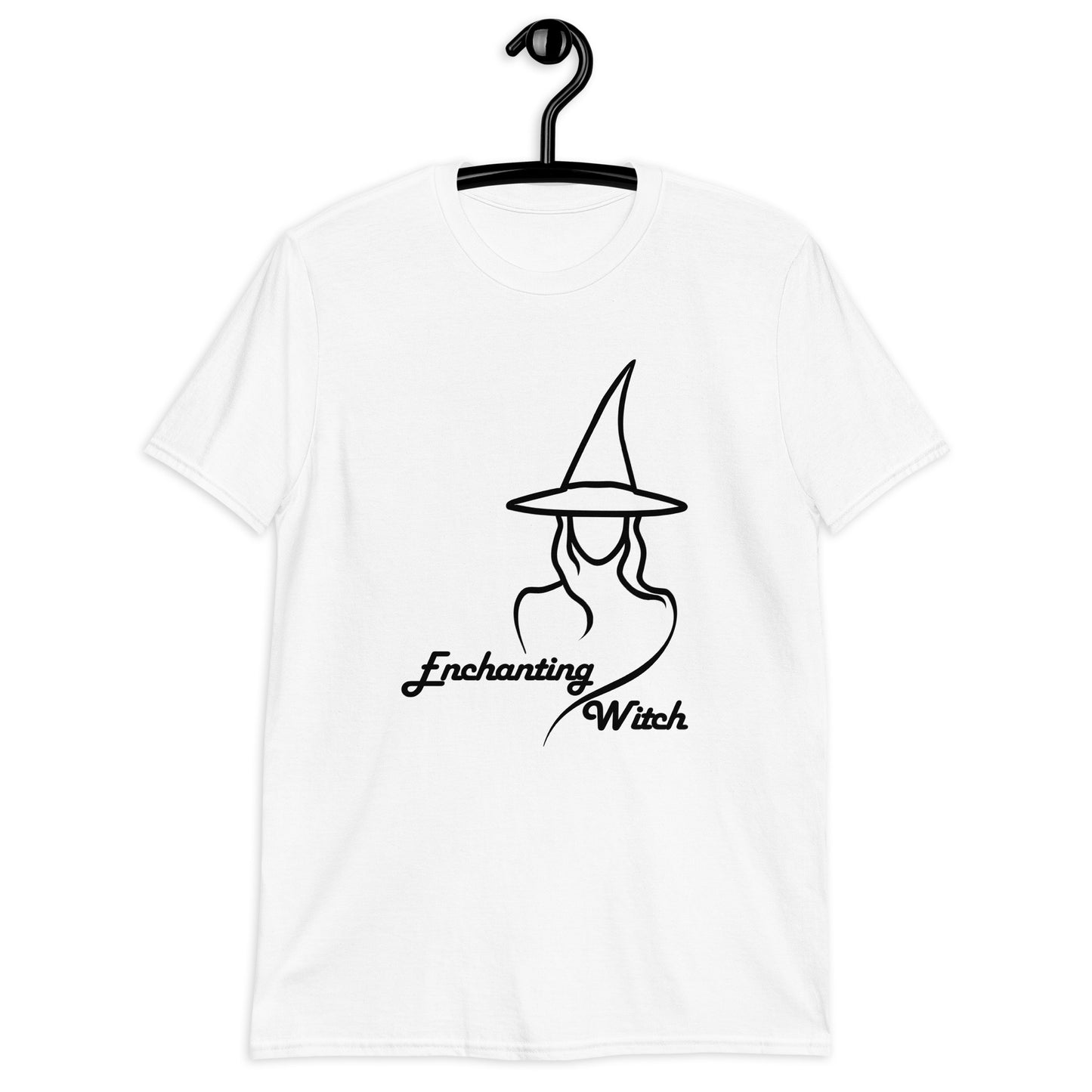 Enchanting Witch Tee: Minimalist Magic