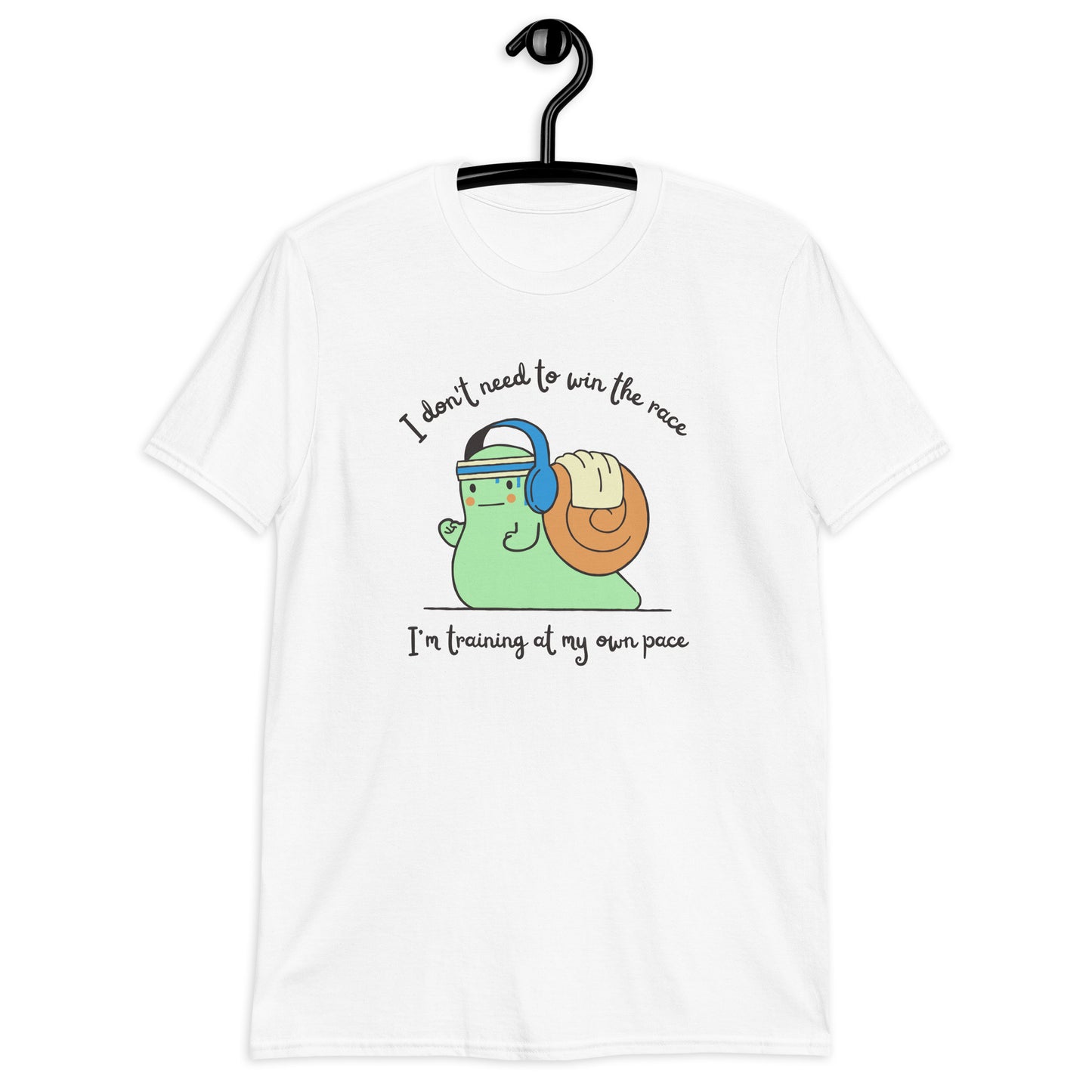 Sweat It Out Snail Tee: Training at My Own Pace