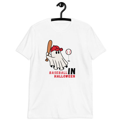 Baseball in Halloween Tee: Ghostly Grand Slam