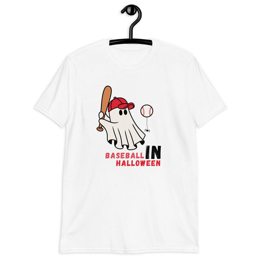 Baseball in Halloween Tee: Ghostly Grand Slam