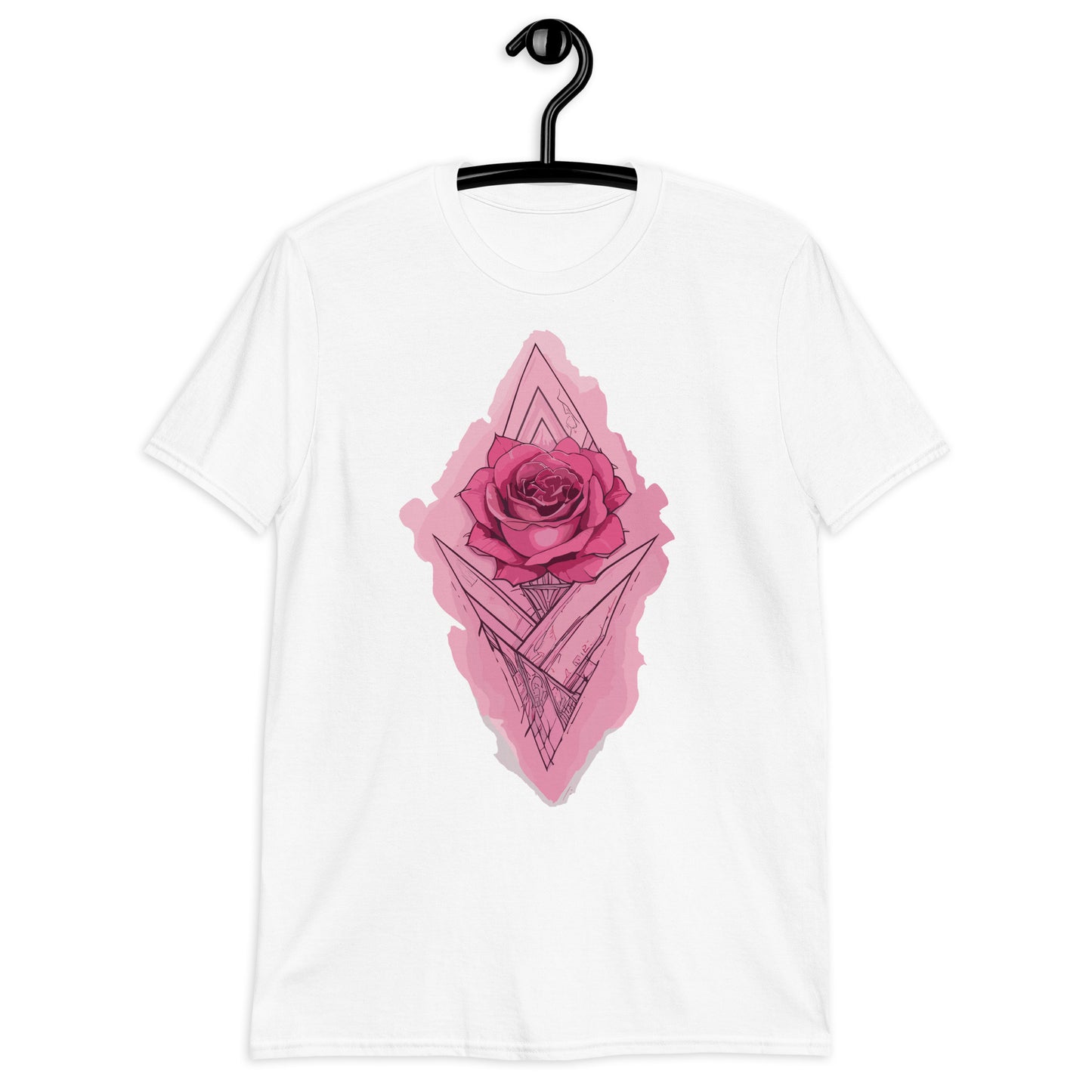 Watercolor Tattoo Rose T Shirt