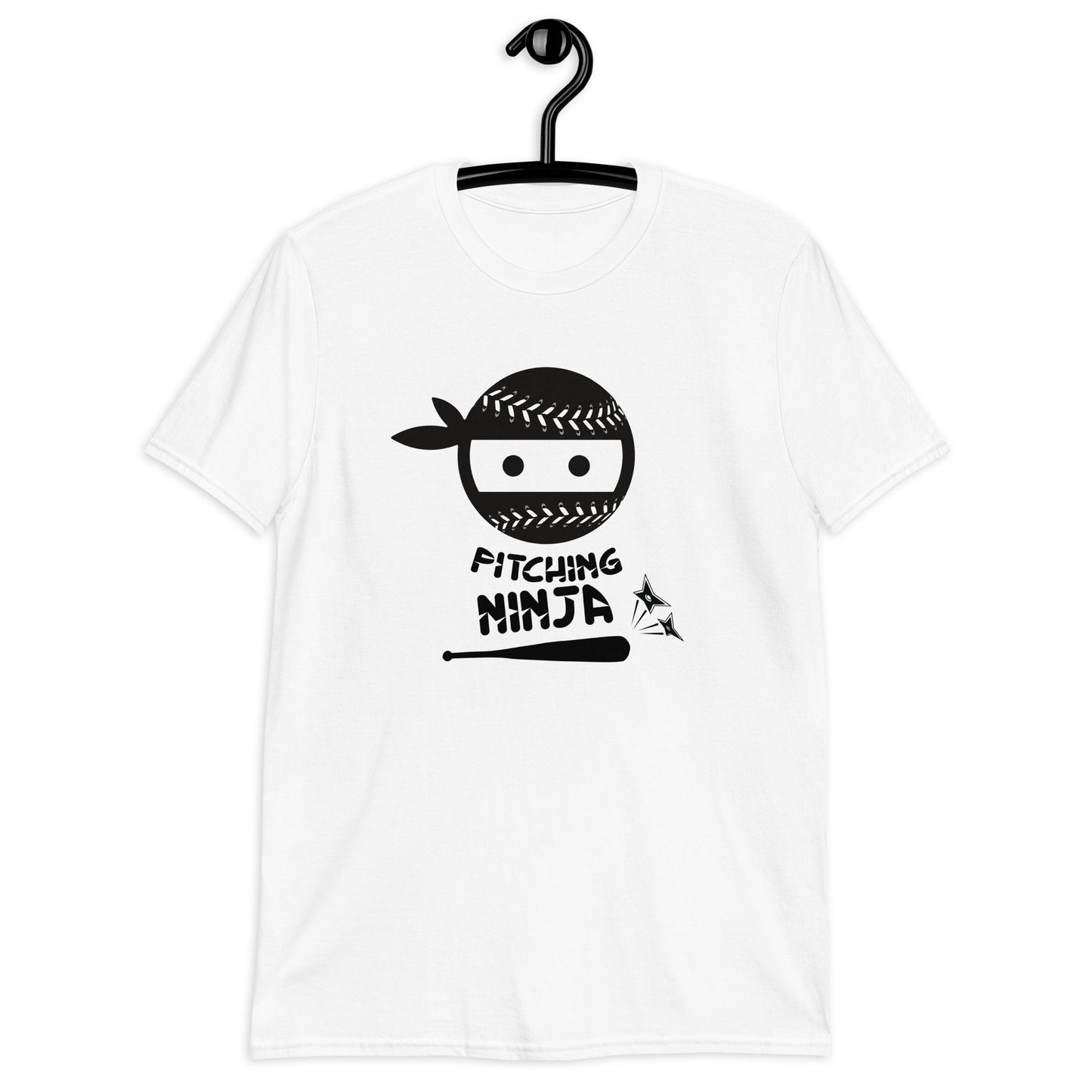 The Pitching Ninja Baseball T Shirt