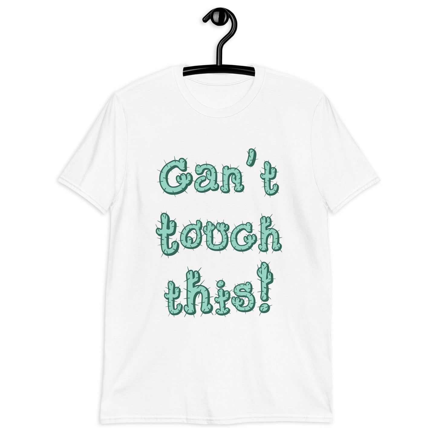 Can't Touch This" Cactus Typography Shirt