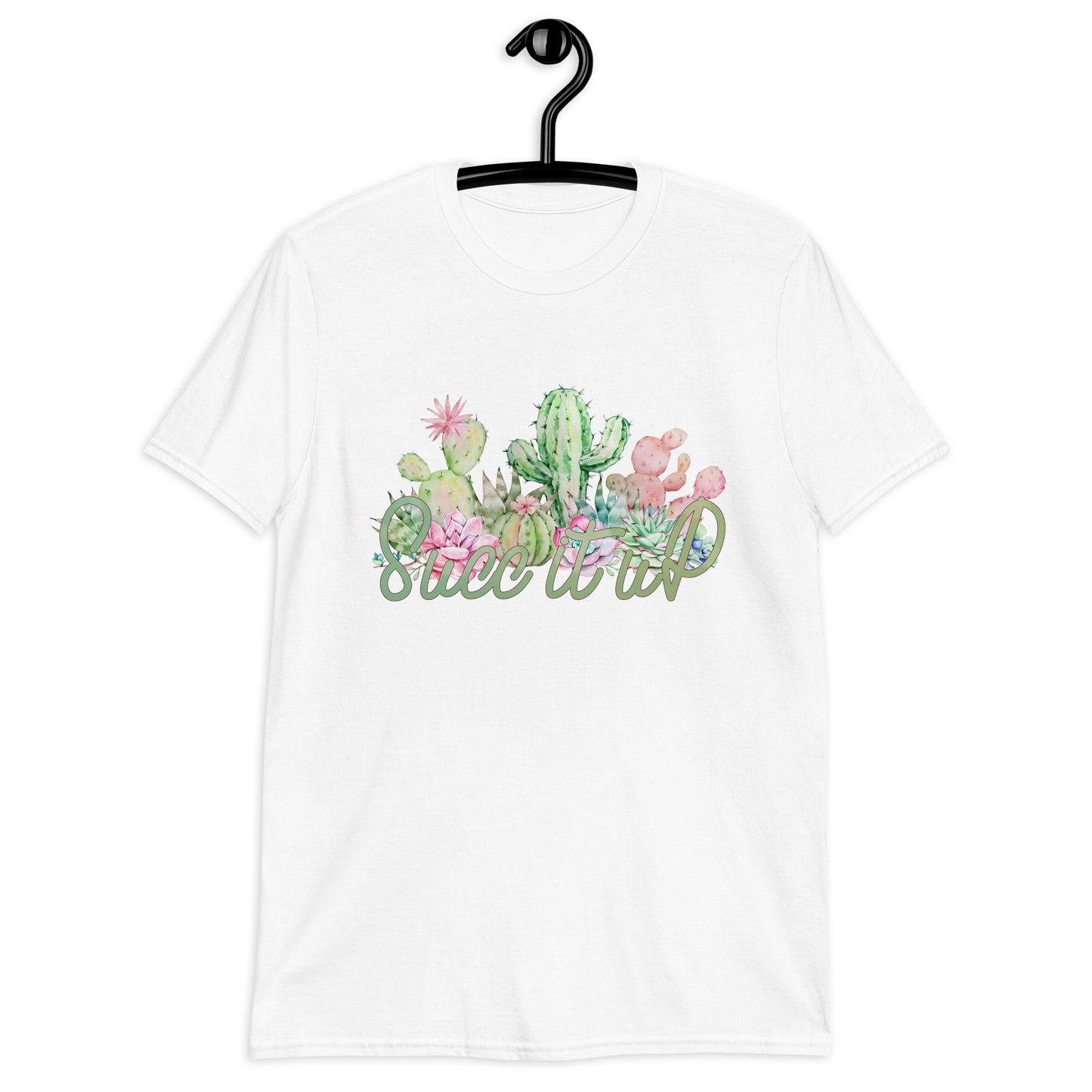 Succ It Up! Succulent Cactus Illustration T Shirt