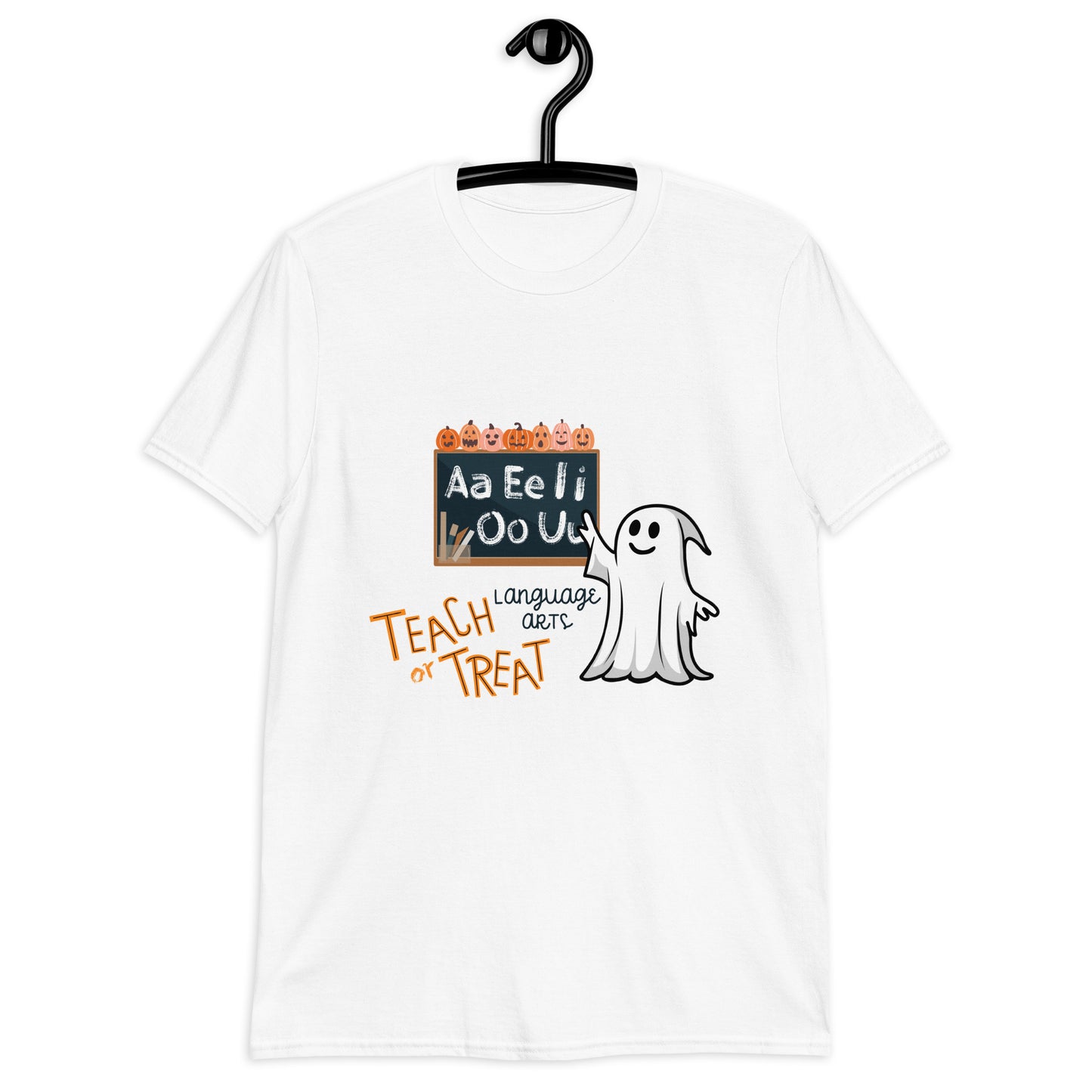 Teach (Language Arts) or Treat, Ghostly Writer T Shirt