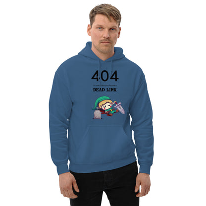 Gamer's Humor: '404 Dead Link' Hoodie