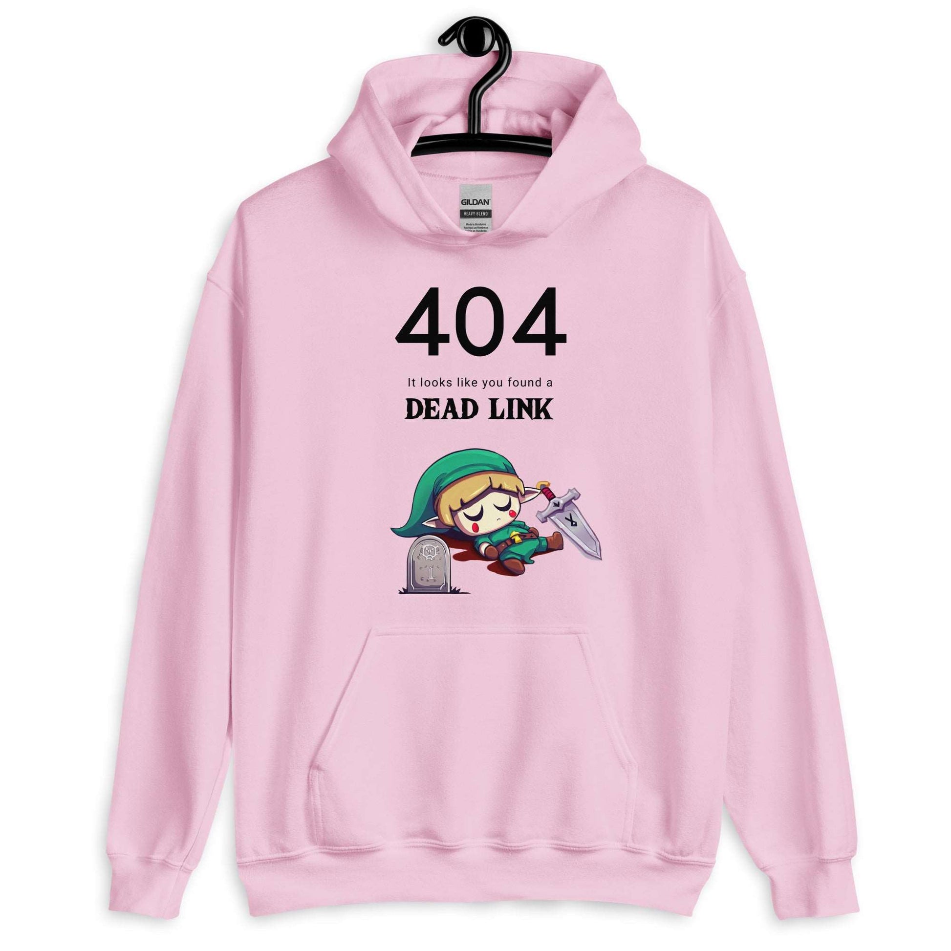 Gamer's Humor: '404 Dead Link' Hoodie