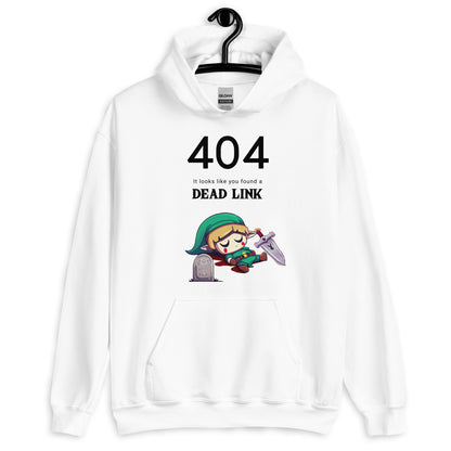 Gamer's Humor: '404 Dead Link' Hoodie