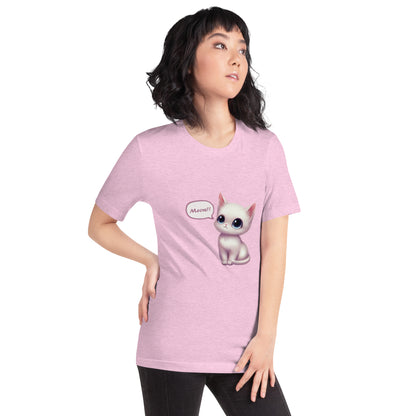 "Meow!" Tee: La Dulzura Gatuna en su Máxima Expresión