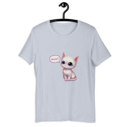 "Meow!" Tee: La Dulzura Gatuna en su Máxima Expresión